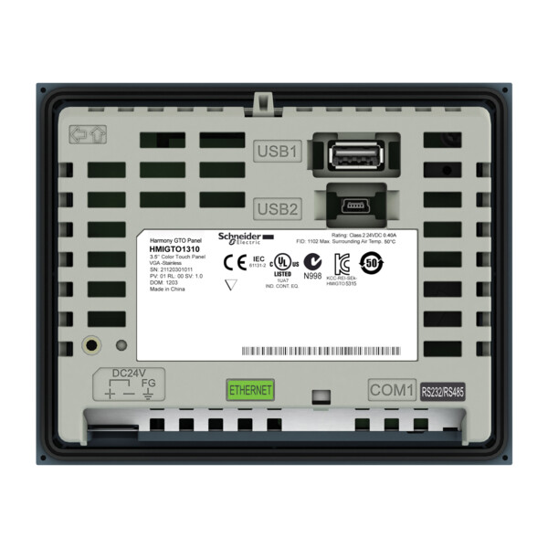 3.5 COLOR TOUCH PANEL QVG - Schneider Electric - HMIGTO1310