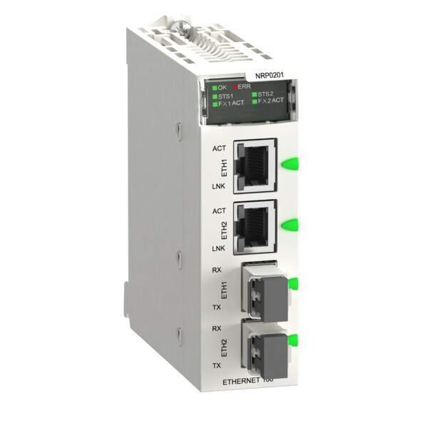 FIBER CONVERTER SM LC 2CH - Schneider Electric - BMXNRP0201