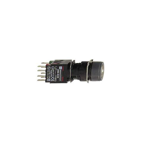 bouton tournant noir diam 16 à serrure 3 positions 1O plus 1F - Schneider Electric - XB6AGH5B