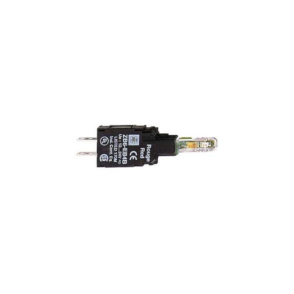 corps pour voyant rouge ZB6 DEL intégrée 12 à 24 V - Schneider Electric - ZB6EB4B