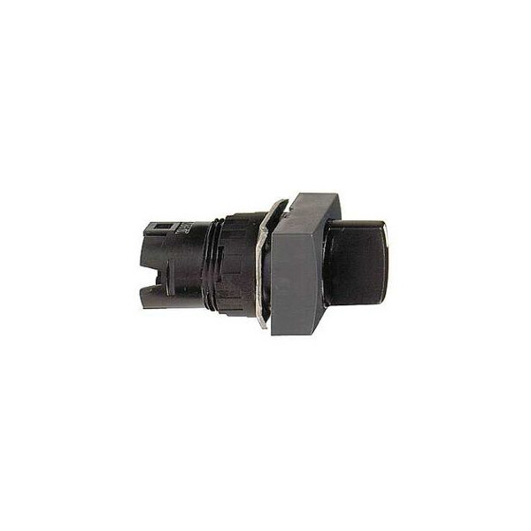 tête rectangulaire pour bouton tournant 3 positions diam 16 noir - Schneider Electric - ZB6DD25