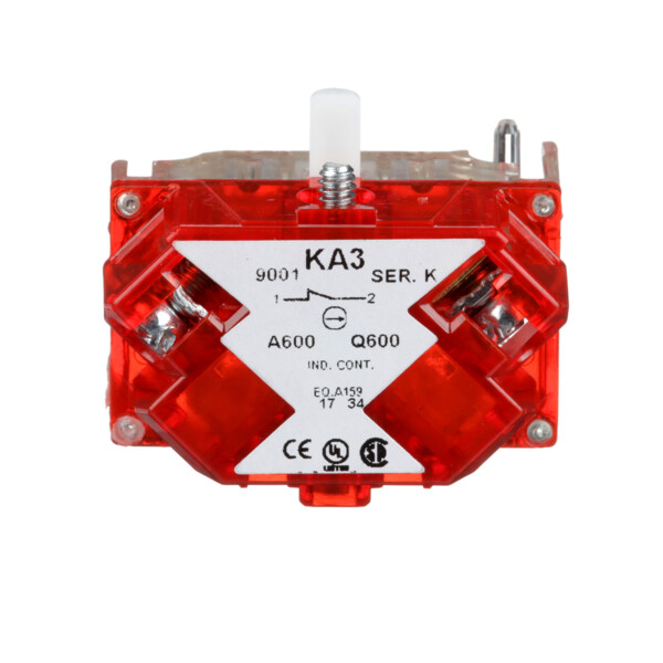 Schneider Electric Bloc Contact pour Bouton 9001K Diam 30 1 O Bornes Protégées - Schneider Electric - 9001KA3