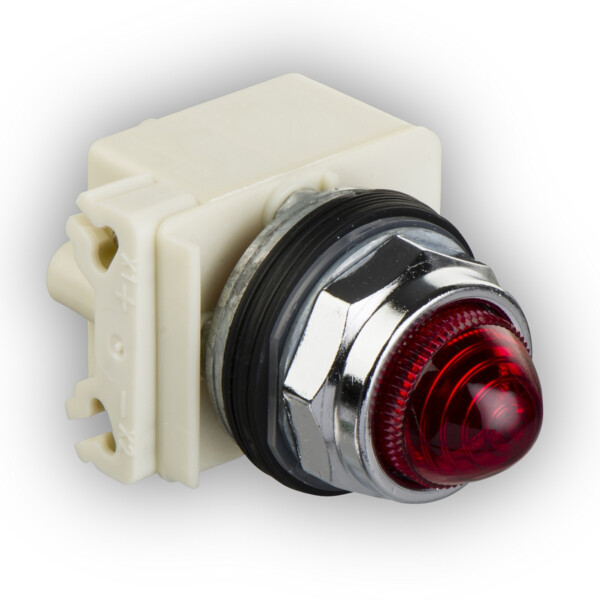 VOYANT METALLIQUE 30MM  ROUGE - Schneider Electric - 9001KP40R9