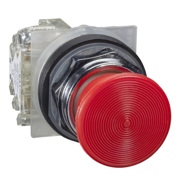 Schneider Electric Bouton poussoir Rouge Diam 30 Coupdepoing Diam 35 - Schneider Electric - 9001KR24RH13