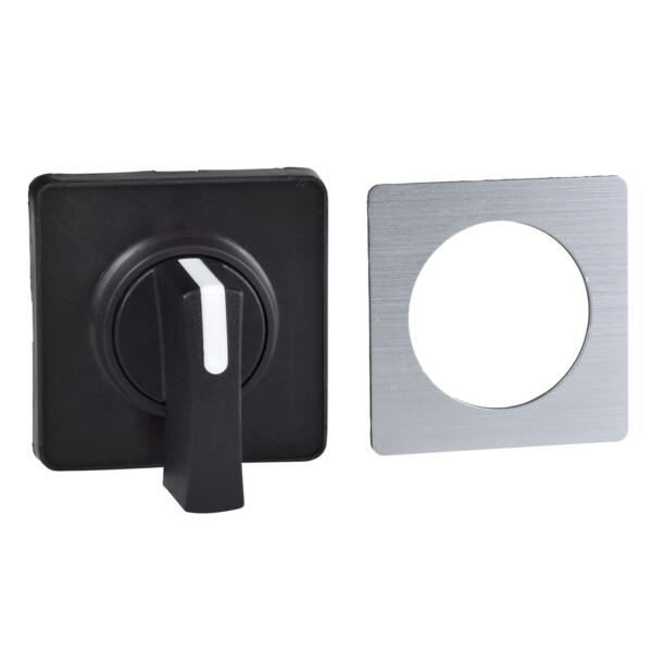 Schneider Electric Tête de Manoeuvre 45 X 45 Mm Métallisé Crosse Noire Marquage à Graver - Schneider Electric - KBC1H