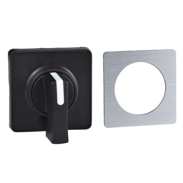 Schneider Electric Tête de Manoeuvre 45 X 45 Mm Métallisé Crosse Noire Marquage à Graver - Schneider Electric - KBC1H