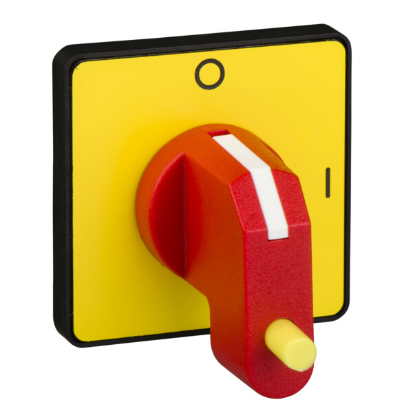 Schneider Electric Tête de Manoeuvre 45 X 45 Mm Jaune Crosse Rouge Cadenassable Oi - Schneider Electric - KCG3Y