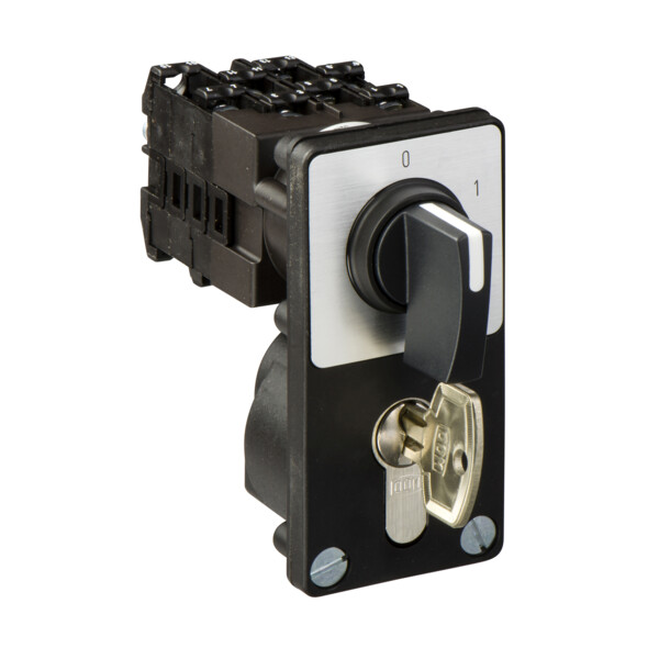 Schneider Electric Sélecteur Grad 5Pos+0 2Poles Man. Noire - Schneider Electric - K1K015NZ4