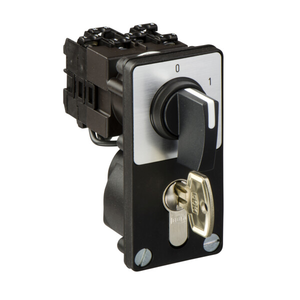 Schneider Electric Sélecteur Grad 5Pos+0 2Poles Man. Noire - Schneider Electric - K1K015NZ4
