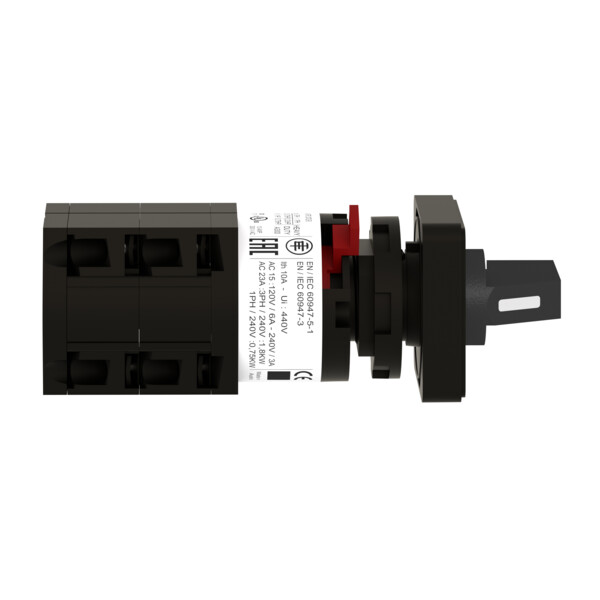 Schneider Electric Sélecteur à Gradins à Came 1 Pôle 60° 10 A Fixation Diam16 ou 22 Mm - Schneider Electric - K10D004NCH