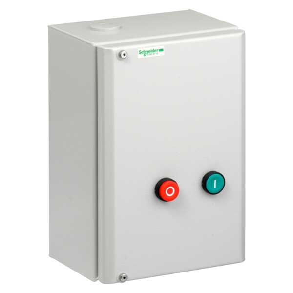 COFFRET DEMARREUR METALLIQUE 1S TESYS 40A BOBINE 380V AVEC BOUTONS - Schneider Electric - LE1D40AQ7