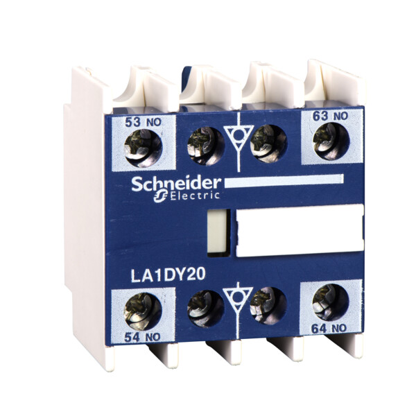 Schneider Electric Bloc de contacts auxiliaires Tesys 2 F Plus 0 O Bornes à Visétriers - Schneider Electric - LA1DX20
