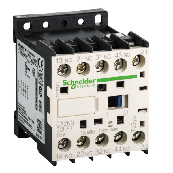 Schneider Electric Contacteur Ca2K 2 F Plus 2 O Instantané 10 A 115 V Ca - Schneider Electric - CA2KN22FE7