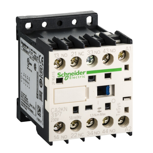 Schneider Electric Contacteur Ca2K 3 F Plus 1 O Instantané 10 A 230 V Ca - Schneider Electric - CA2KN31P7