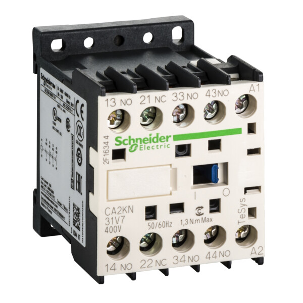 Schneider Electric Contacteur Ca2K 3 F Plus 1 O Instantané 10 A 400 V Ca - Schneider Electric - CA2KN31V7