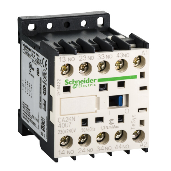 Schneider Electric Contacteur Ca2K 4 F Plus 0 O Instantané 10 A 230 à 240 V Ca - Schneider Electric - CA2KN40U7