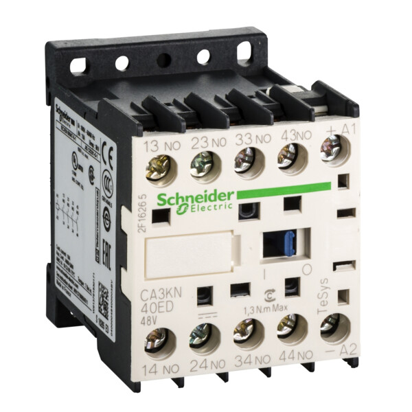 Schneider Electric Contacteur Ca3K 4 F Plus 0 O Instantané 10 A 48 V Cc - Schneider Electric - CA3KN40ED