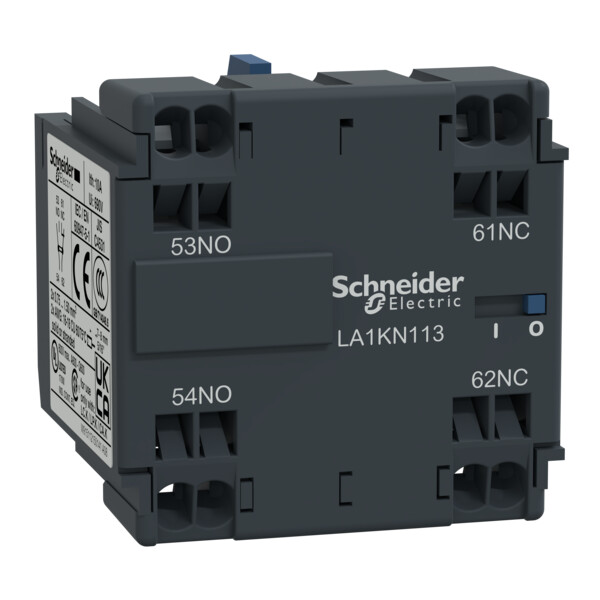 Schneider Electric Bloc de contacts auxiliaires Tesys 1 F Plus 1 O Bornes à Ressort - Schneider Electric - LA1KN113
