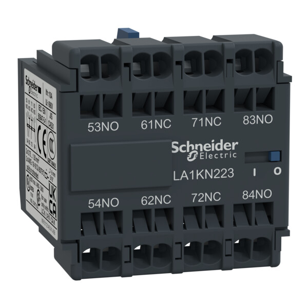 Schneider Electric Bloc de contacts auxiliaires Tesys 1 F Plus 3 O Bornes à Ressort - Schneider Electric - LA1KN133
