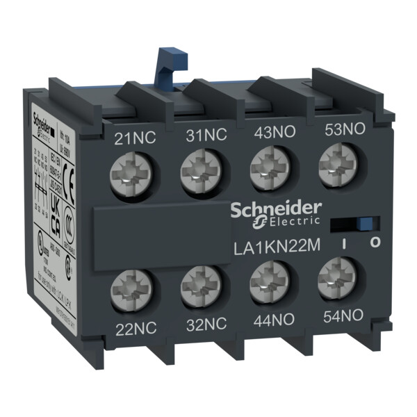 Schneider Electric Bloc de contacts auxiliaires Tesys 3 No Plus 1 Nc Bornes à Visétriers - Schneider Electric - LA1KN31M