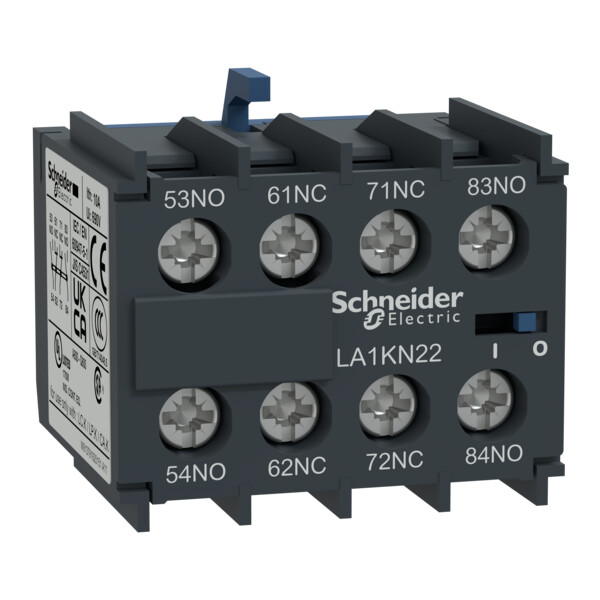Schneider Electric Bloc de contacts auxiliaires Tesys 4 F Plus 0 O Bornes à Visétriers - Schneider Electric - LA1KN40