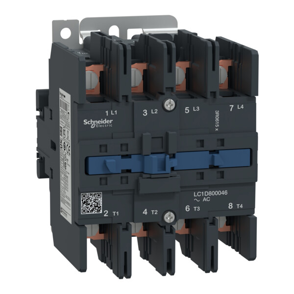 Schneider Electric Contacteur Tesys Lc1D 4P Ac1 440V 125 A Bobine 220 V Ca - Schneider Electric - LC1D800046M7