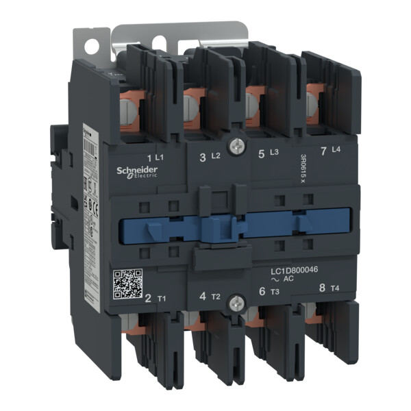 Schneider Electric Contacteur Tesys Lc1D 4P Ac1 440V 125 A Bobine 220 V Ca - Schneider Electric - LC1D800046M7