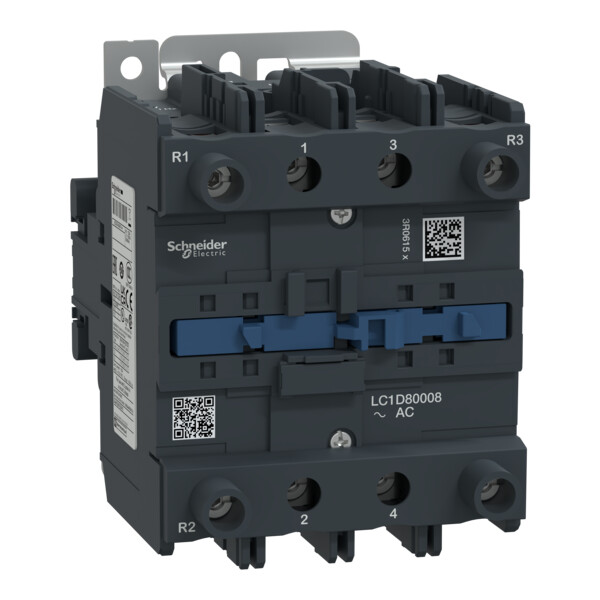 Schneider Electric Contacteur Tesys Lc1D 4P (2F Plus 2O) Ac1 440V 125 A Bobine 48 V Ca - Schneider Electric - LC1D80008E7
