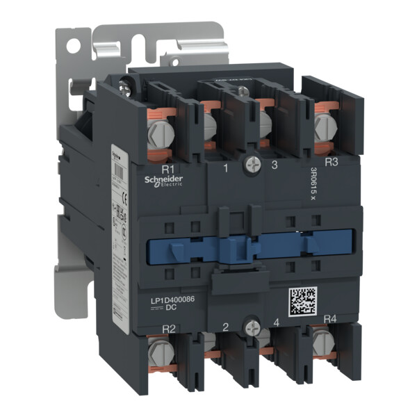 Schneider Electric Contacteur Lp1D 4P (2F Plus 2O) Ac1 440V 60 A Bobine 72 V Cc - Schneider Electric - LP1D400086SW