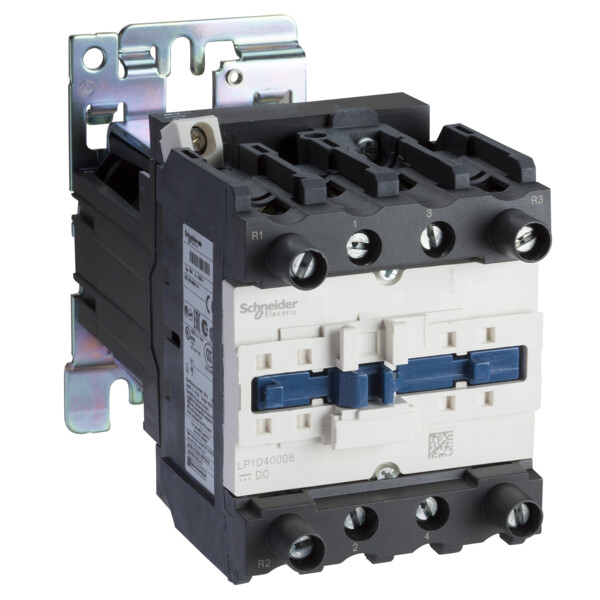 Schneider Electric Contacteur Lp1D 4P (2F Plus 2O) Ac1 440V 60 A Bobine 125 V Cc - Schneider Electric - LP1D40008GD