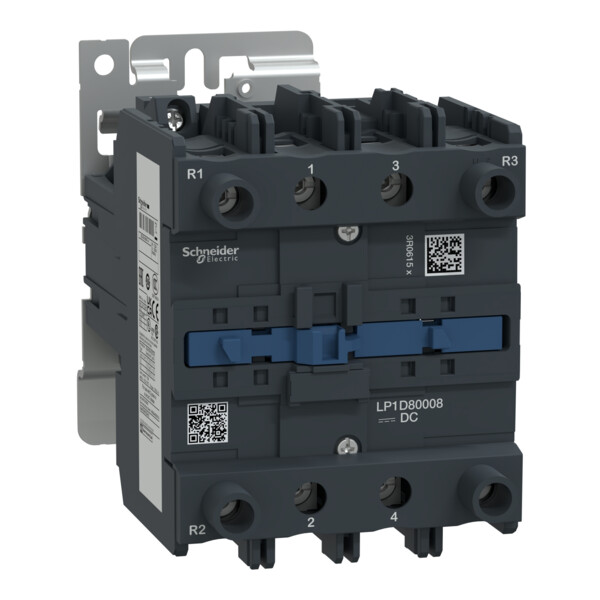 Schneider Electric Contacteur Tesys Lp1D 4P (2F Plus 2O) Ac1 440V 125 A Bobine 24 V Cc - Schneider Electric - LP1D80008BD