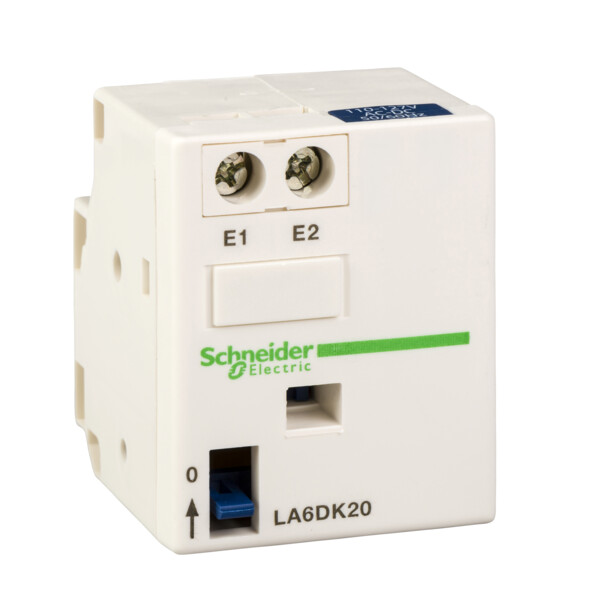 bloc d accrochage mécanique TeSys 220 à 240 V CC et CA 50 à 60 Hz - Schneider Electric - LA6DK20M