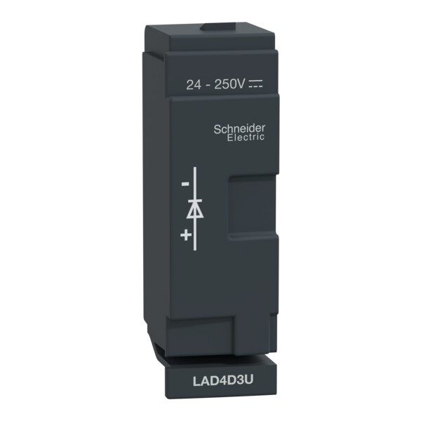 Schneider Electric Antiparasite Diode 24-250V Dc pour D40A A D65A - Schneider Electric - LAD4D3U