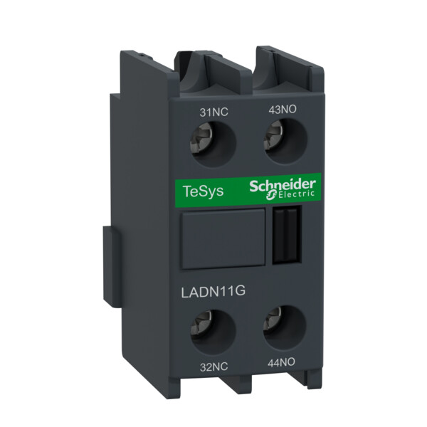 Schneider Electric Bloc de contacts auxiliaires Tesys 1 F Plus 1 O Bornes à Visétriers - Schneider Electric - LADN11G