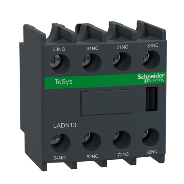 Schneider Electric Bloc de contacts auxiliaires Tesys 1 F Plus 3 O Bornes à Visétriers - Schneider Electric - LADN13
