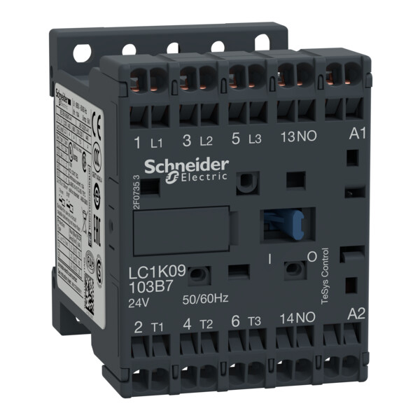 Schneider Electric Contacteur Tesys Lc1K 3P Ac3 440V 9 A Bobine 24 Vca - Schneider Electric - LC1K09103B7