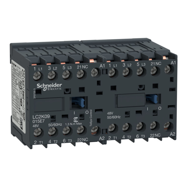Schneider Electric Contacteur Inverseur Tesys Lc2K 3P Ac3 440V 9 A Bobine 110 V Ca - Schneider Electric - LC2K09015F7