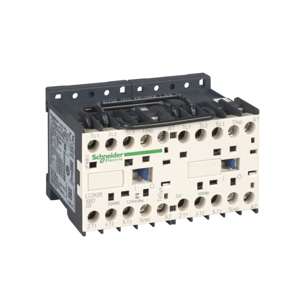 Schneider Electric Contacteur Inverseur Tesys Lc2K 3P Ac3 400V 9 A Bobine 24 V Ca - Schneider Electric - LC2K0910B7TQ