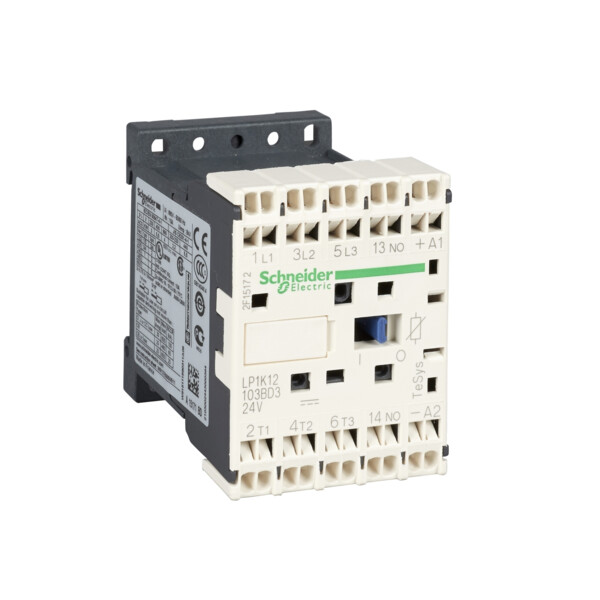Schneider Electric Contacteur 3P - AC-3 440V - 6A - bobine 220Vcc - Schneider Electric - LP1K06013MD3