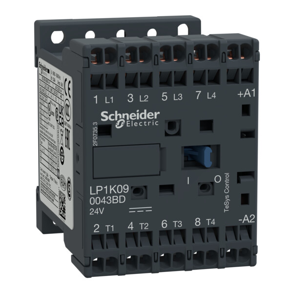 Schneider Electric Contacteur Tesys Lp1K 4P Ac1 440V 20 A Bobine 24 V Cc - Schneider Electric - LP1K090043BD