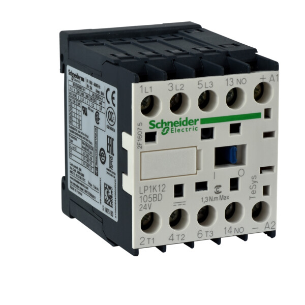 Contacteur Tesys Lp1k 3p Ac3 440v 9 A Bobine 250 V Cc - Schneider Electric - LP1K09015UD