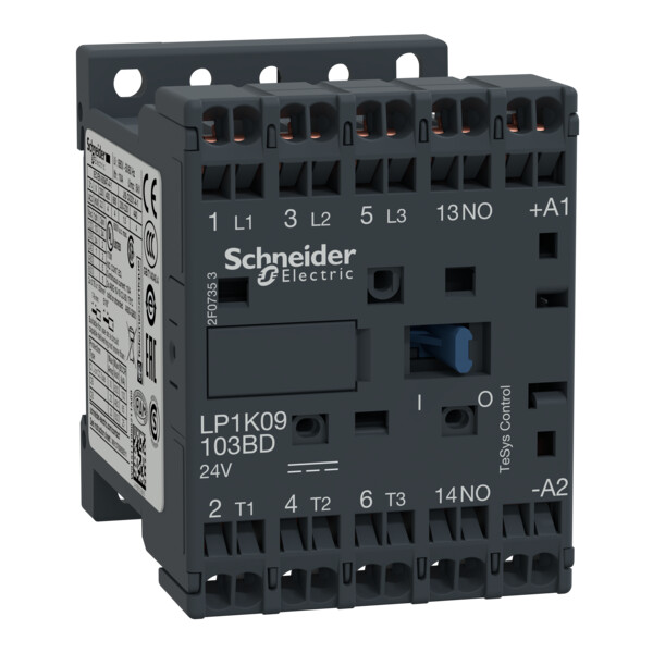 Schneider Electric Contacteur Tesys Lp1K 3P Ac3 440V 9 A Bobine 24 V Cc - Schneider Electric - LP1K09103BD