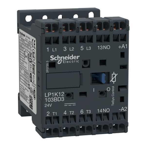 Schneider Electric Contacteur Tesys Lp1K 3P Ac3 440V 12 A Bobine 24 V Cc - Schneider Electric - LP1K12103BD3