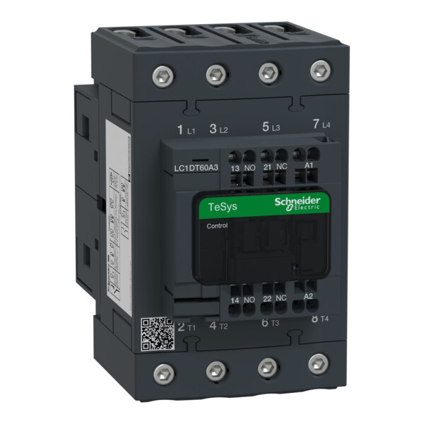 Schneider Electric Contacteur Tetra Everlink 4P Ac1 415V 60 A Ctrl Ress Bob 230V Ca-50/60Hz - Schneider Electric - LC1DT60A3P7