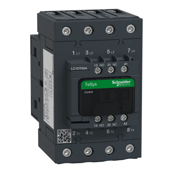 Schneider Electric Contacteur Tetra Everlink 4P Ac1 415V 60 A Bob 230V Ca-50/60Hz - Schneider Electric - LC1DT60AP7