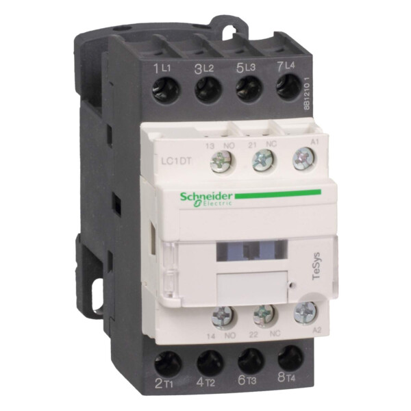 CONTACTEUR TESYS LC1D 4P AC1 440V 25 A BOBINE 110 V CC - Schneider Electric - LC1DT256FLS207