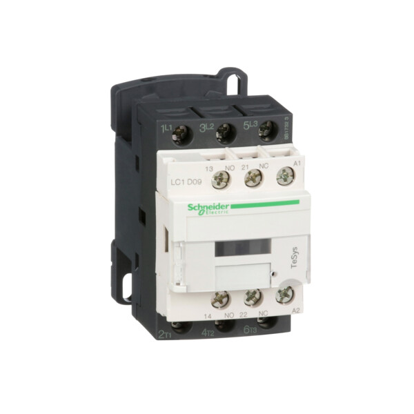 Schneider Electric Contacteur Cont 9A 1F Plus 1O 480V 50 60 - Schneider Electric - LC1D09T7