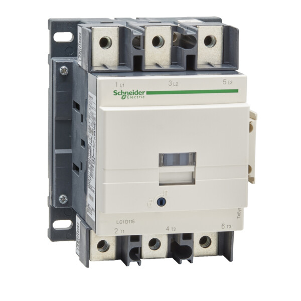 Schneider Electric Contacteur Tesys Lc1D 3P Ac3 440V 115 A Bobine 24 V Ca - Schneider Electric - LC1D1156B7