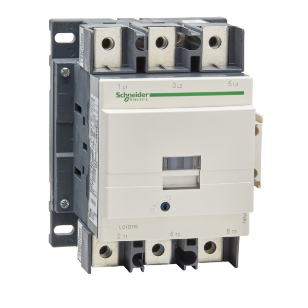 Schneider Electric Contacteur Tesys Lc1D 3P Ac3 440V 115 A Bobine 24 V Ca - Schneider Electric - LC1D1156B7