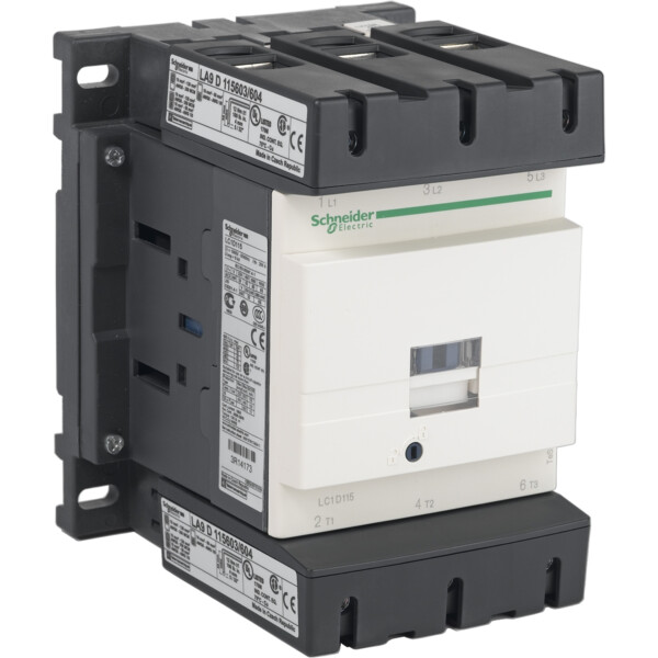 Schneider Electric Contacteur Cont 115A 1F Plus 1O 120V50 60 3P Plus 1F Plus 1O - Schneider Electric - LC1D115G7